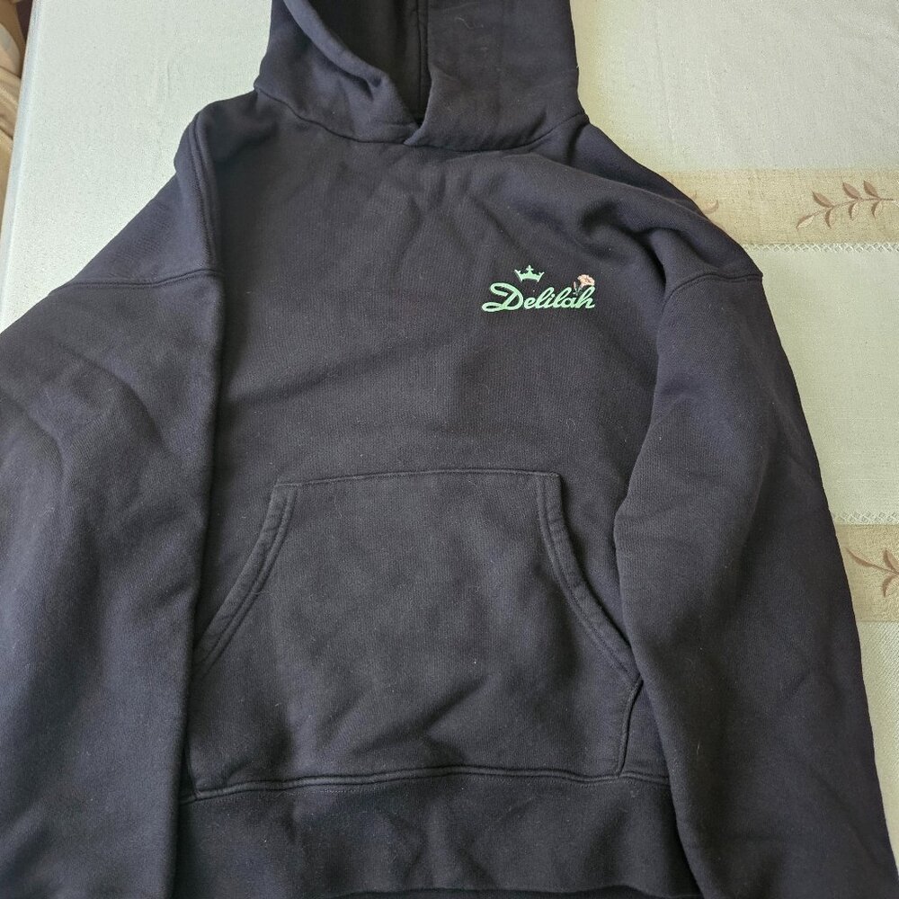 Vintage Delilah Floral Basketball Hoodie